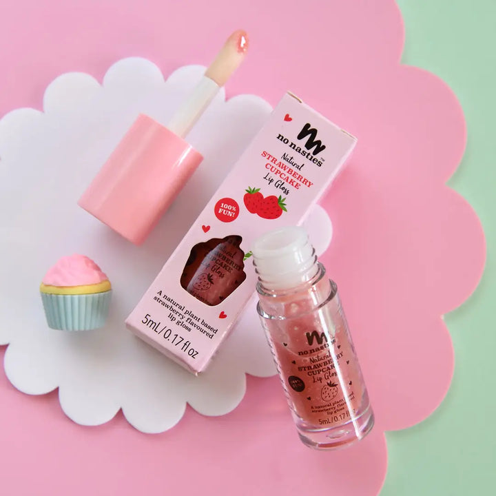 Natural Kids Lip Gloss- Strawberry Cupcake