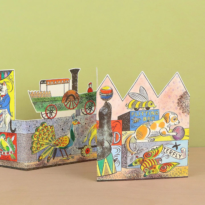 Tin Toys, Cats To Dog Die-Cut Card