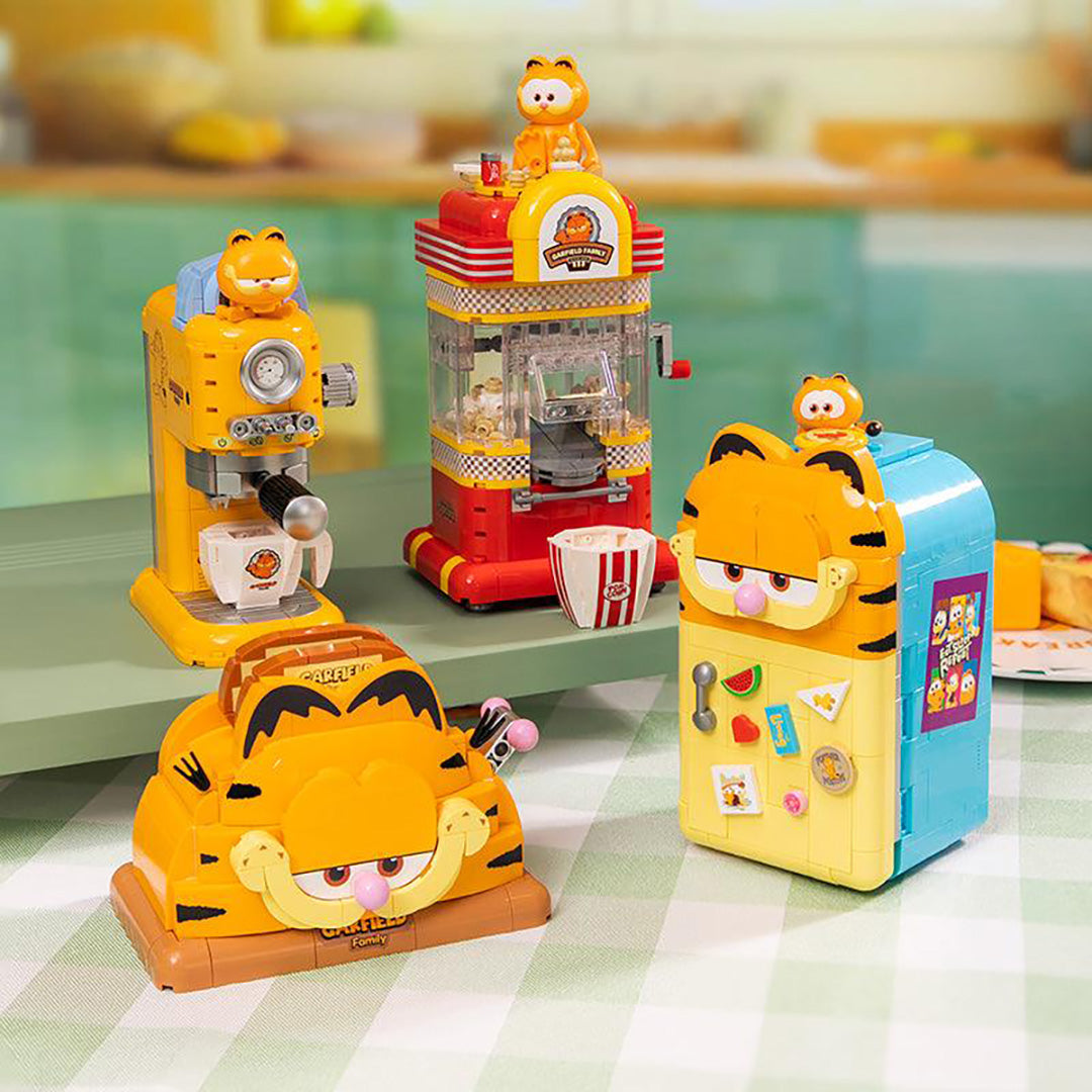 NEW Garfield Funny Machines - Popcorn Machine Toy