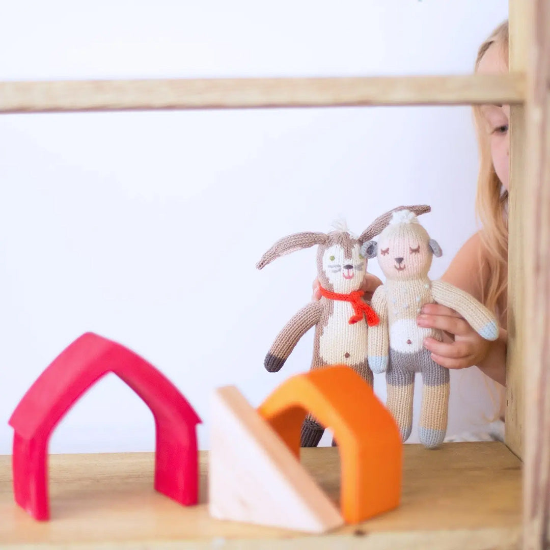 Wooly the Sheep Rattle Doll