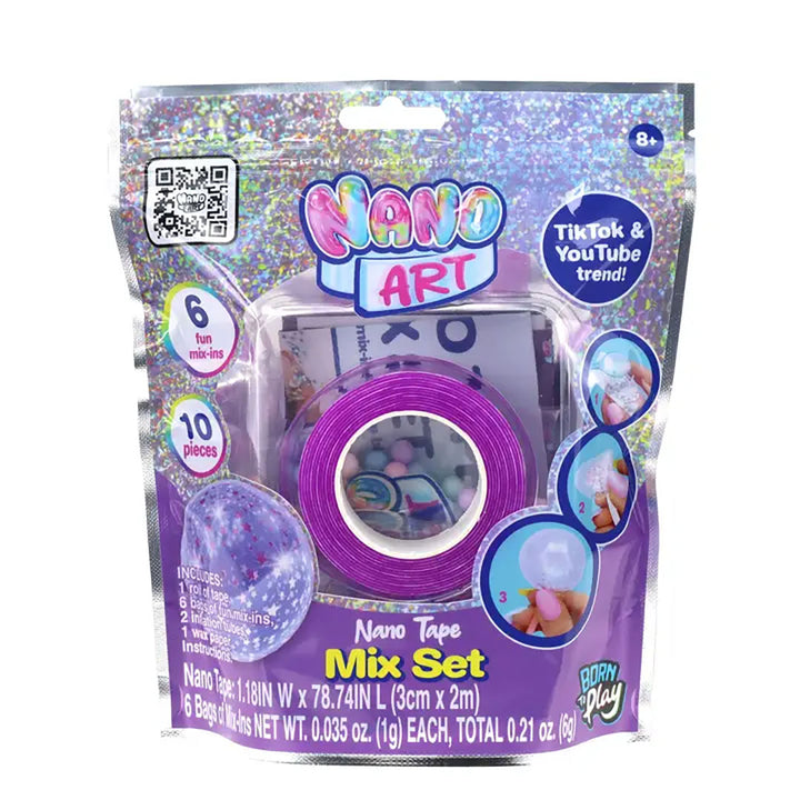 Purple Nano Tape Mix DIY Squishy Craft Set