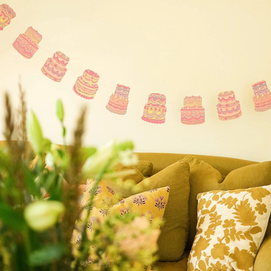 Celebration Cakes Sewn Garland