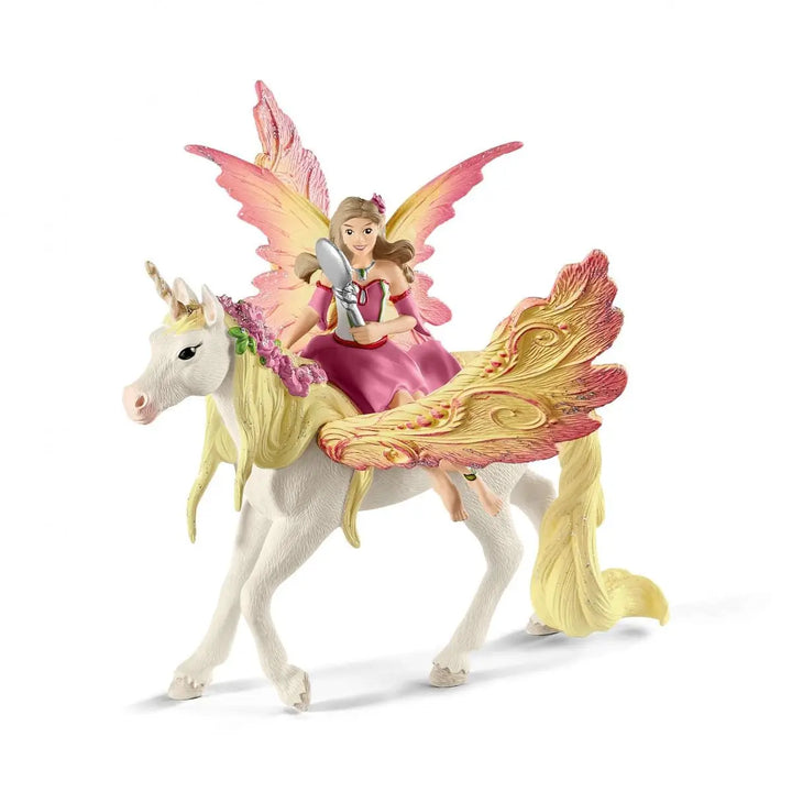 NEW Fairy Feya with Pegasus Unicorn Fairy Toy Playset