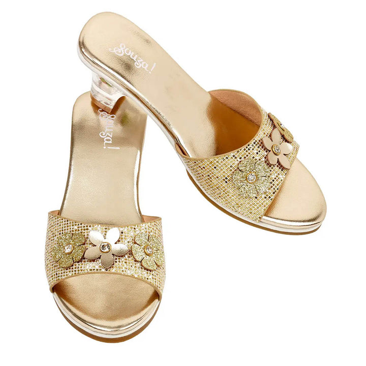 Slipper Gold High-Heel Ellina (2 Sizes)