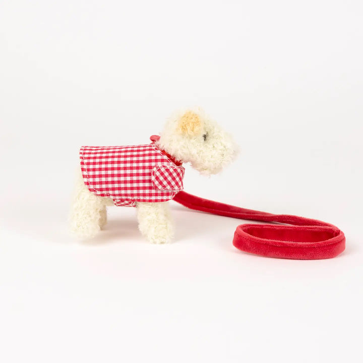 Eliot the Dog Small With Leash And Coat - NO BASKET