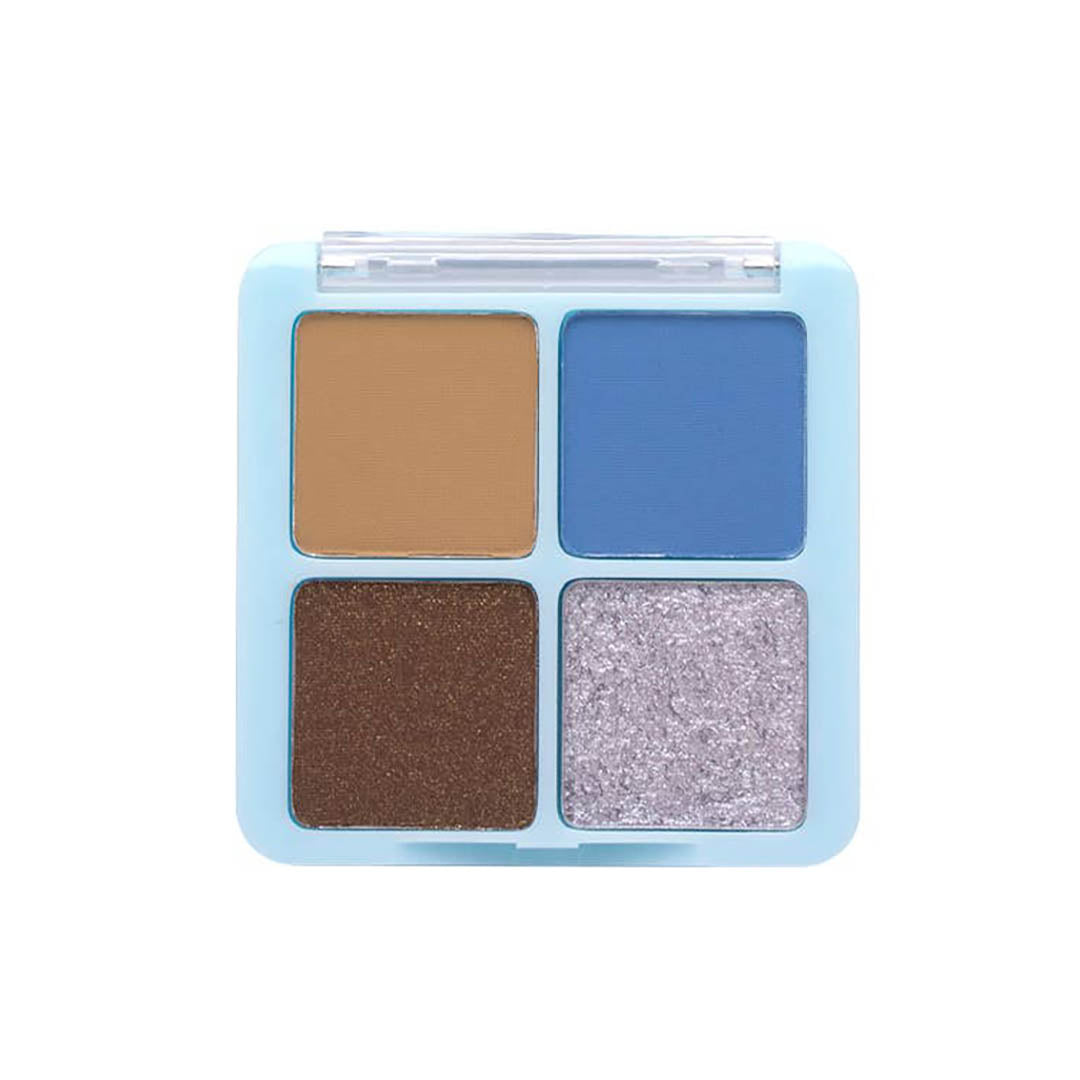 Blueberry Skies On The Go Quad Eyeshadow - The Creme Shop x Cinnamoroll