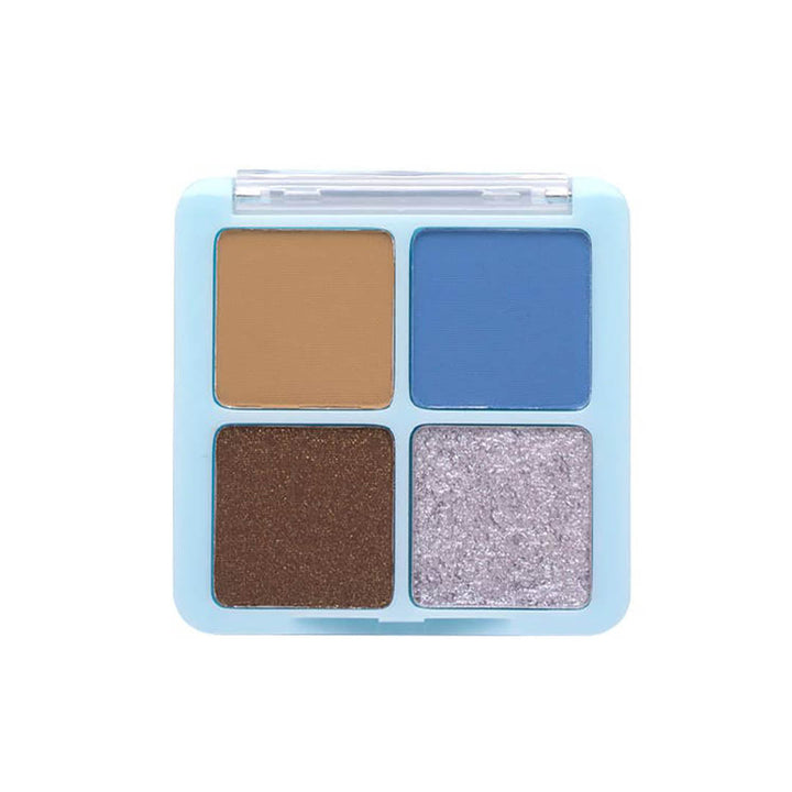 Blueberry Skies On The Go Quad Eyeshadow - The Creme Shop x Cinnamoroll
