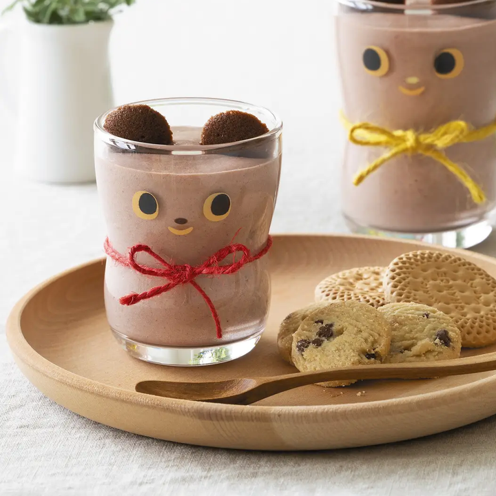 Japanese Kids Glass Cup- Smile Face (Medium)