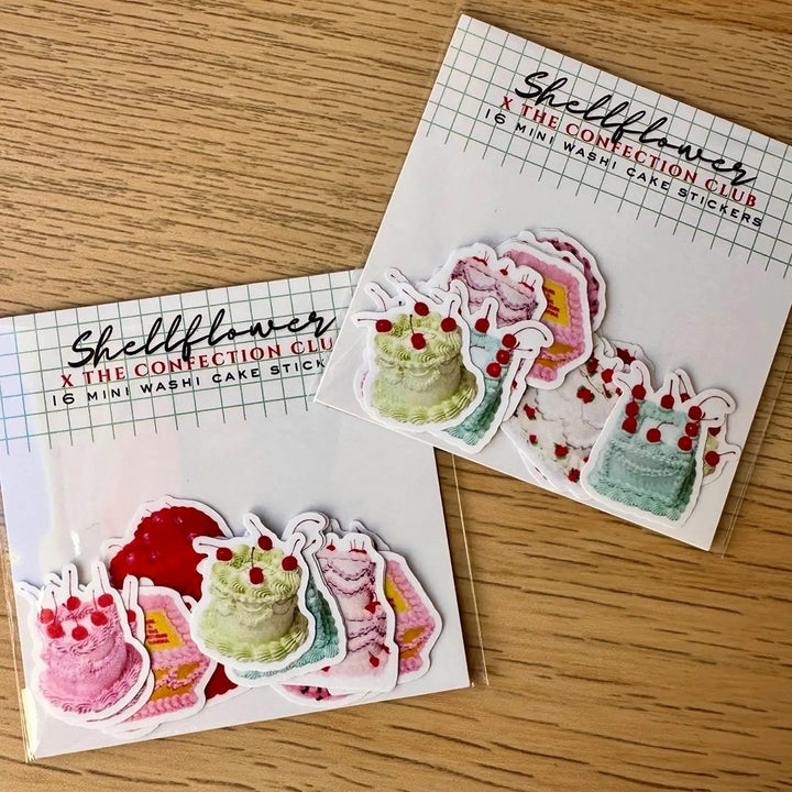 Cakes Washi Flake Stickers