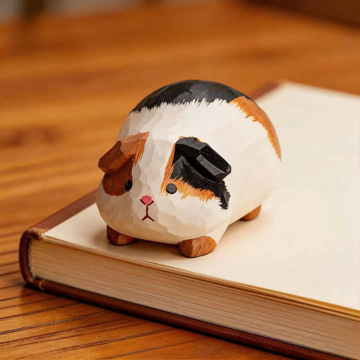 Handmade Wooden Animal- Guinea Pig - Three Colors Available!