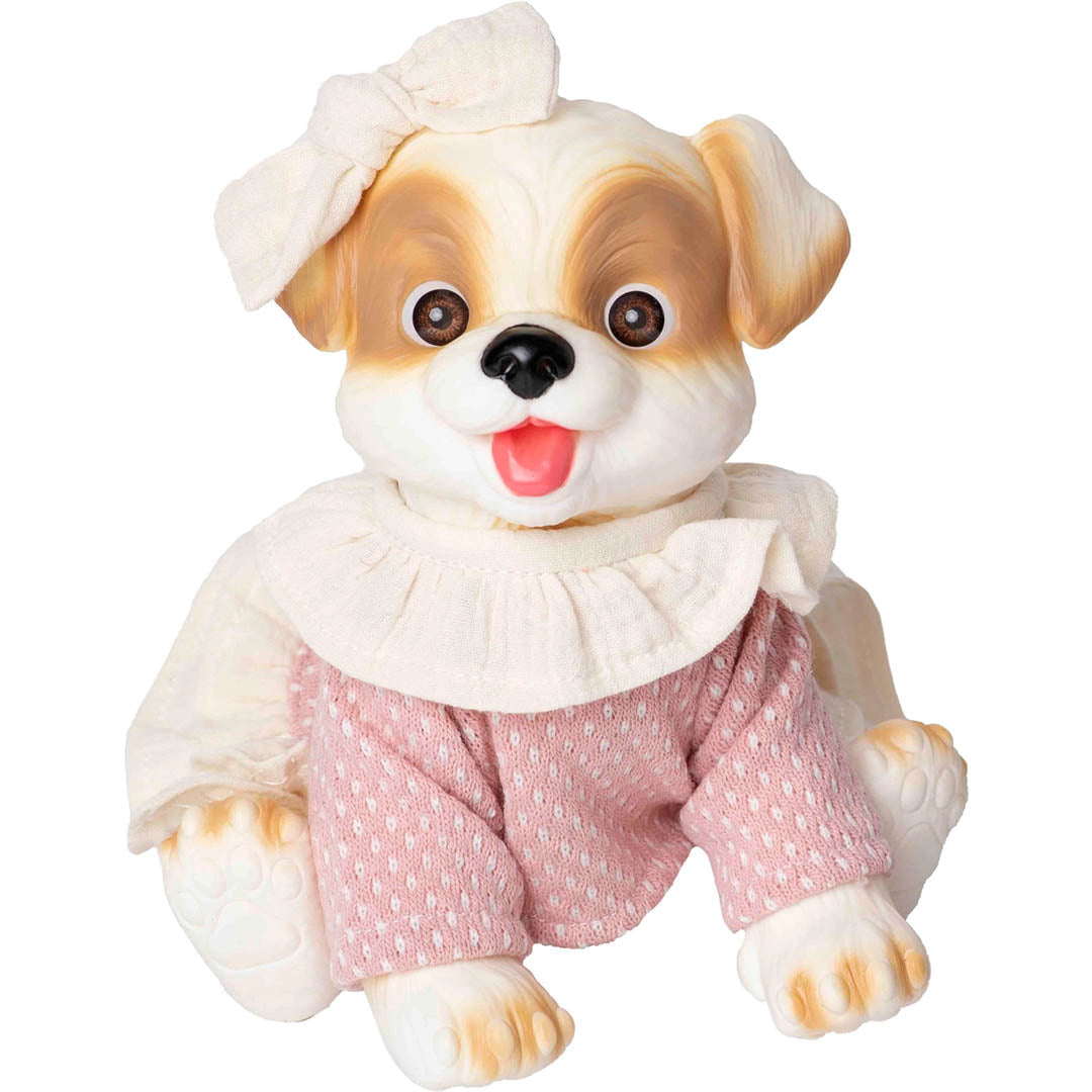 White Dog Wool Dress