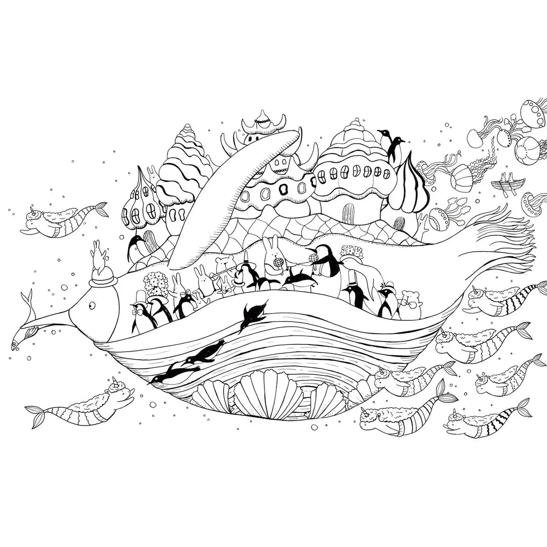 Coloring Book: A Million Unicorns