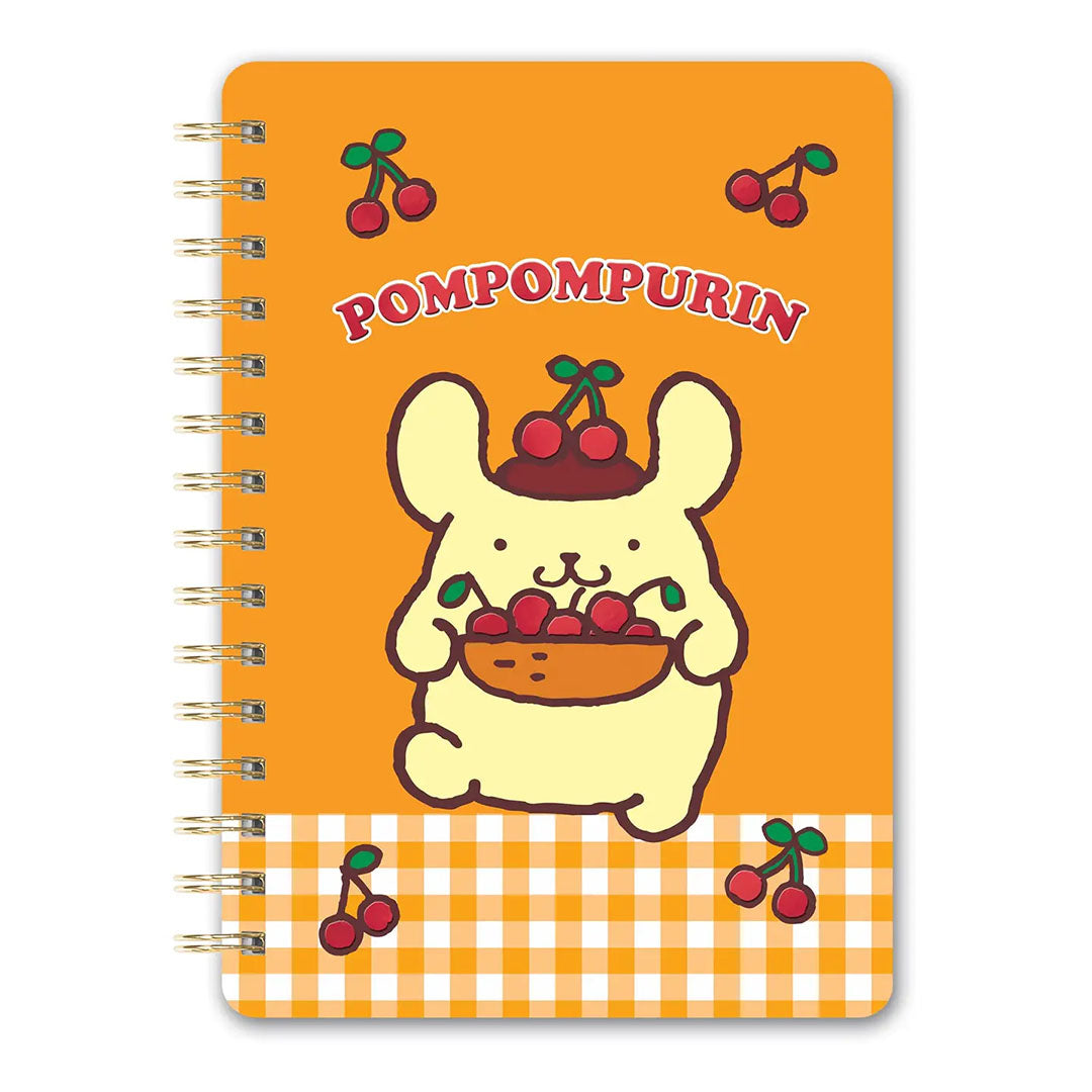 Sanrio Pompompurin Cherry Picnic Agatha Notebook