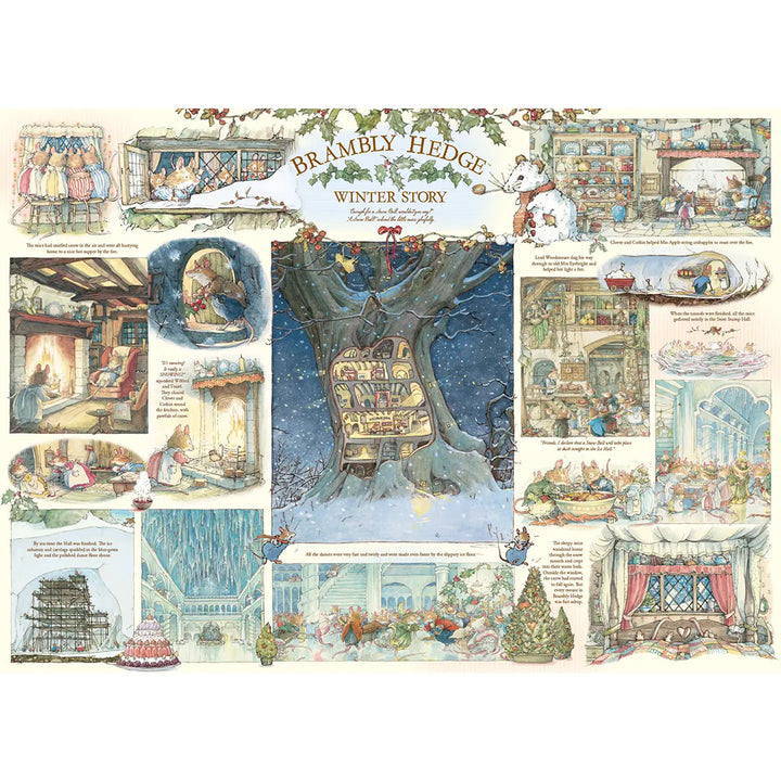 Brambly Hedge Winter Story 1000-Piece Puzzle