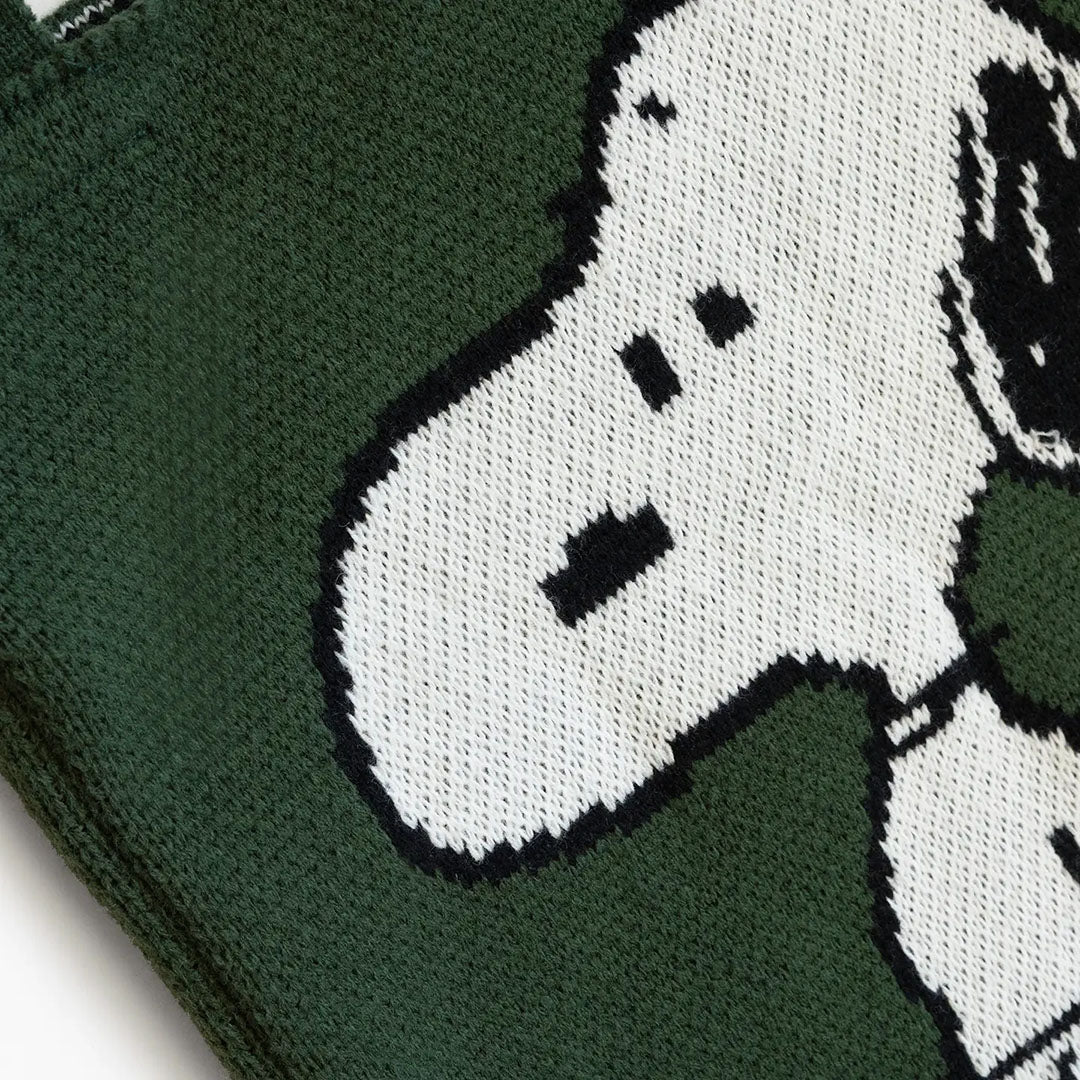 Snoopy Knit Tote Bag