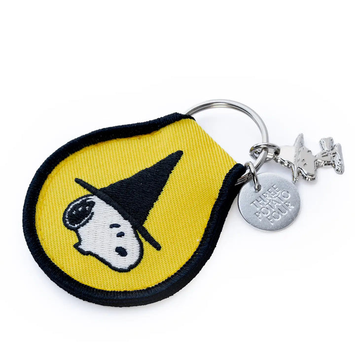 Snoopy Witch Patch Keychain