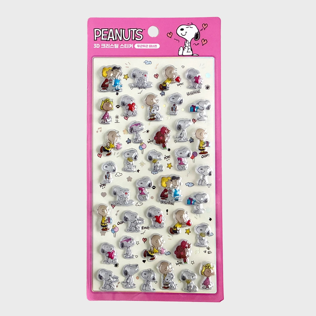 NEW Peanuts Snoopy 3D Bonbon Drop Stickers - Two Styles Available!