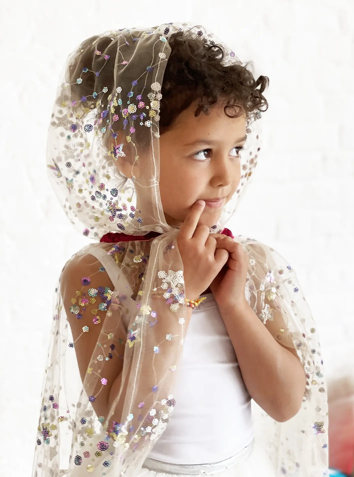 Sequin Fairy Cloak Cape