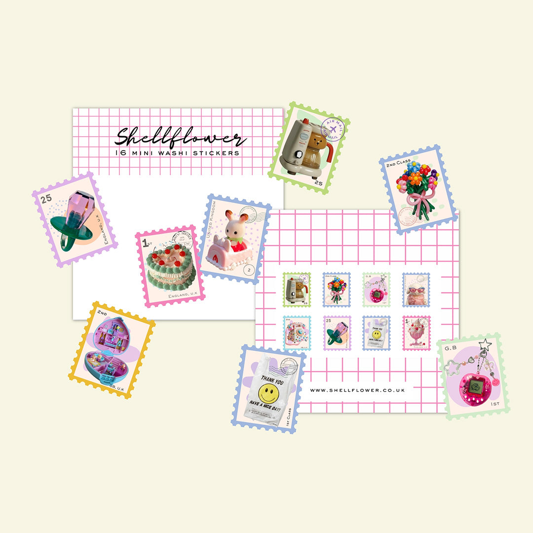 NEW Millennial Washi Flake Stickers