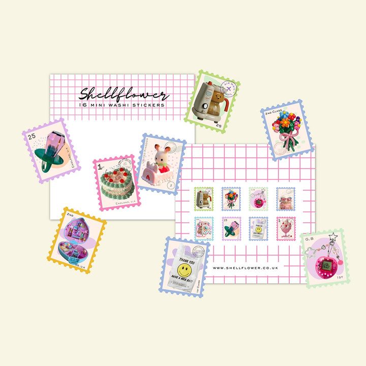 NEW Millennial Washi Flake Stickers
