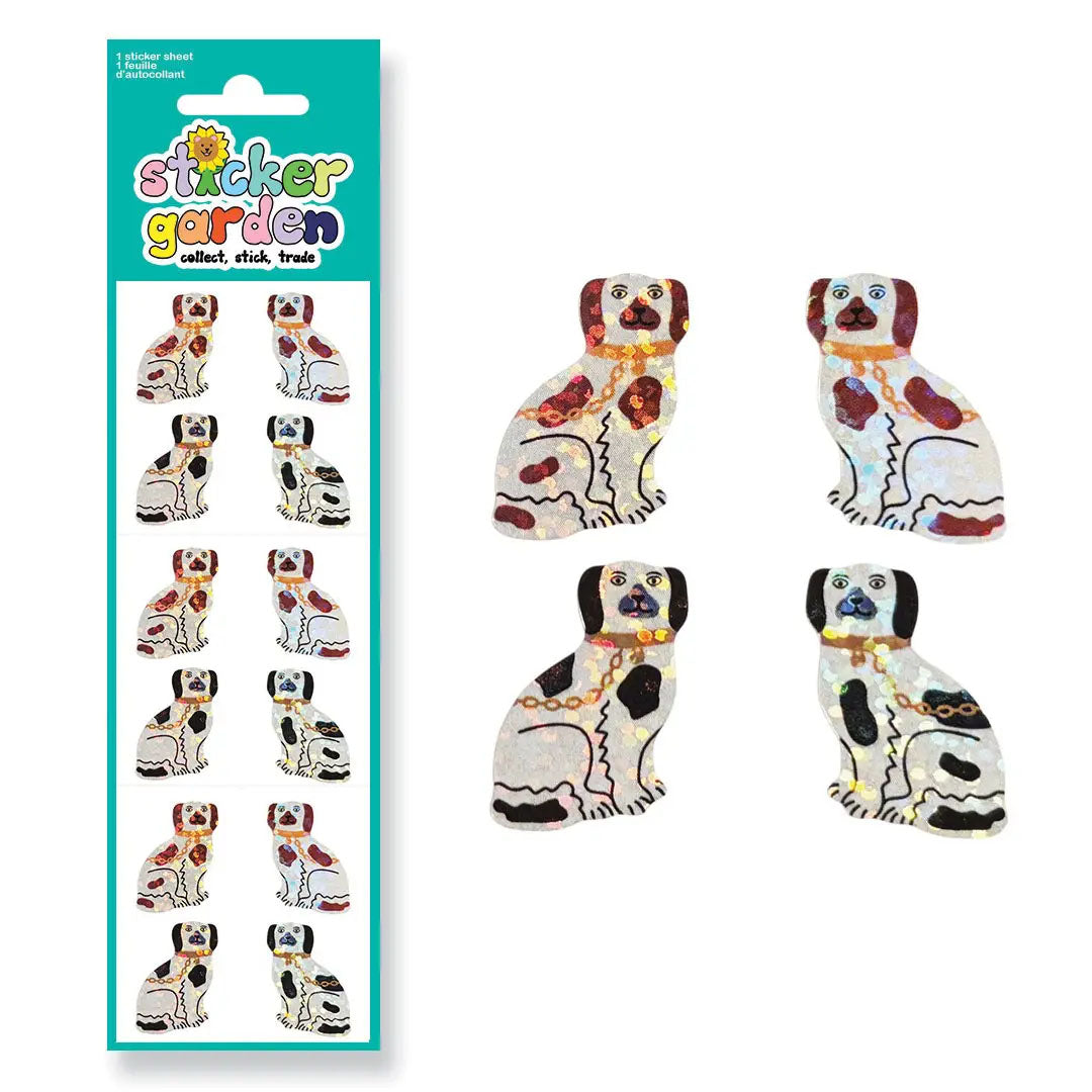 Sparkle Mantle Dogs Stickers