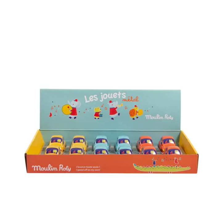 NEW Retro Tin Friction Car- Assorted Colors