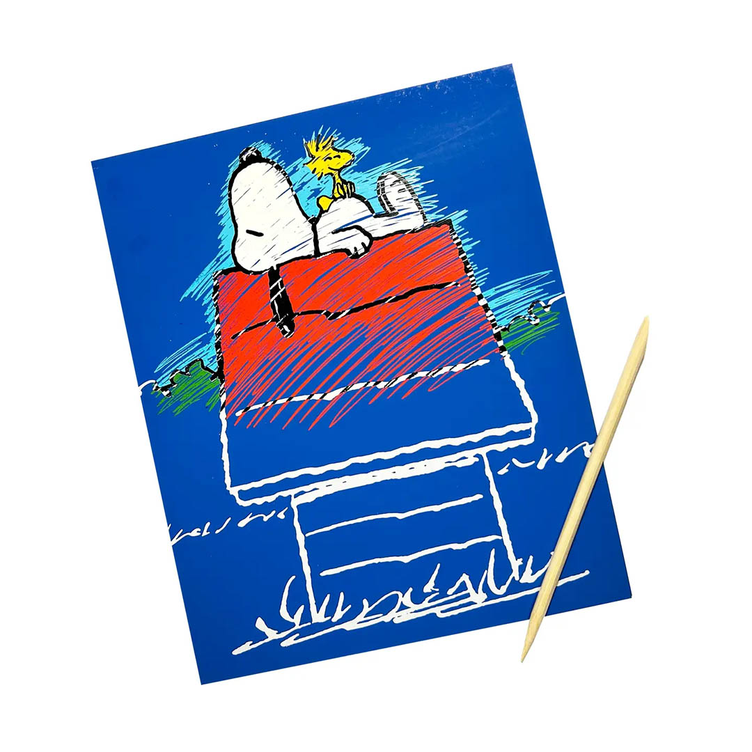OOLY x Peanuts Scratch Art Kit