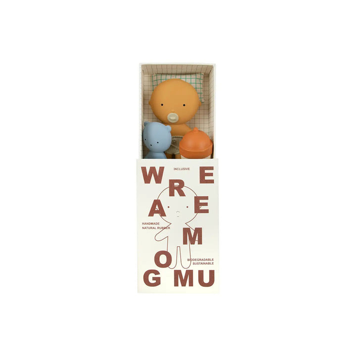 Gommu Pocket - Peach Baby Doll Set
