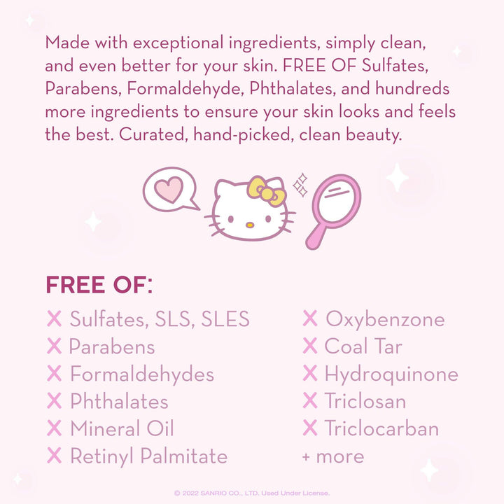 NEW The Crème Shop x Hello Kitty Pure Cure Strawberry Milk Toner