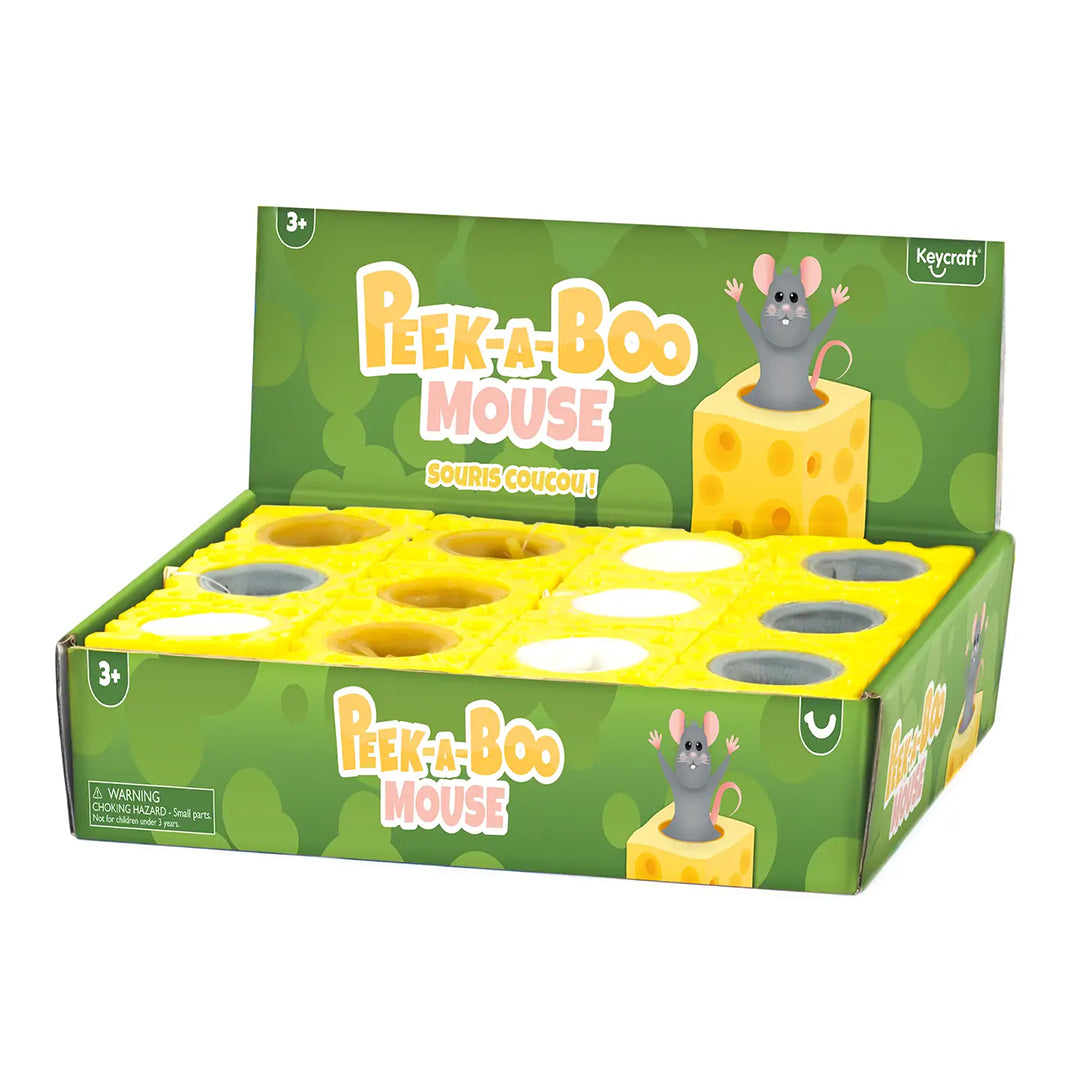 Peek A Boo Mouse in Cheese Sensory Toy