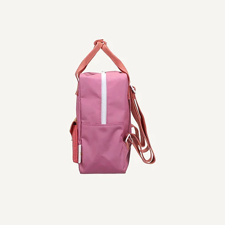 Small Backpack Bag - Envelope - Rosebay Pink