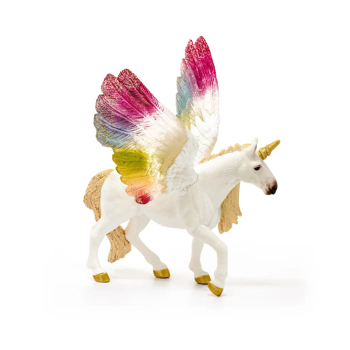 NEW Winged Rainbow Unicorn Toy