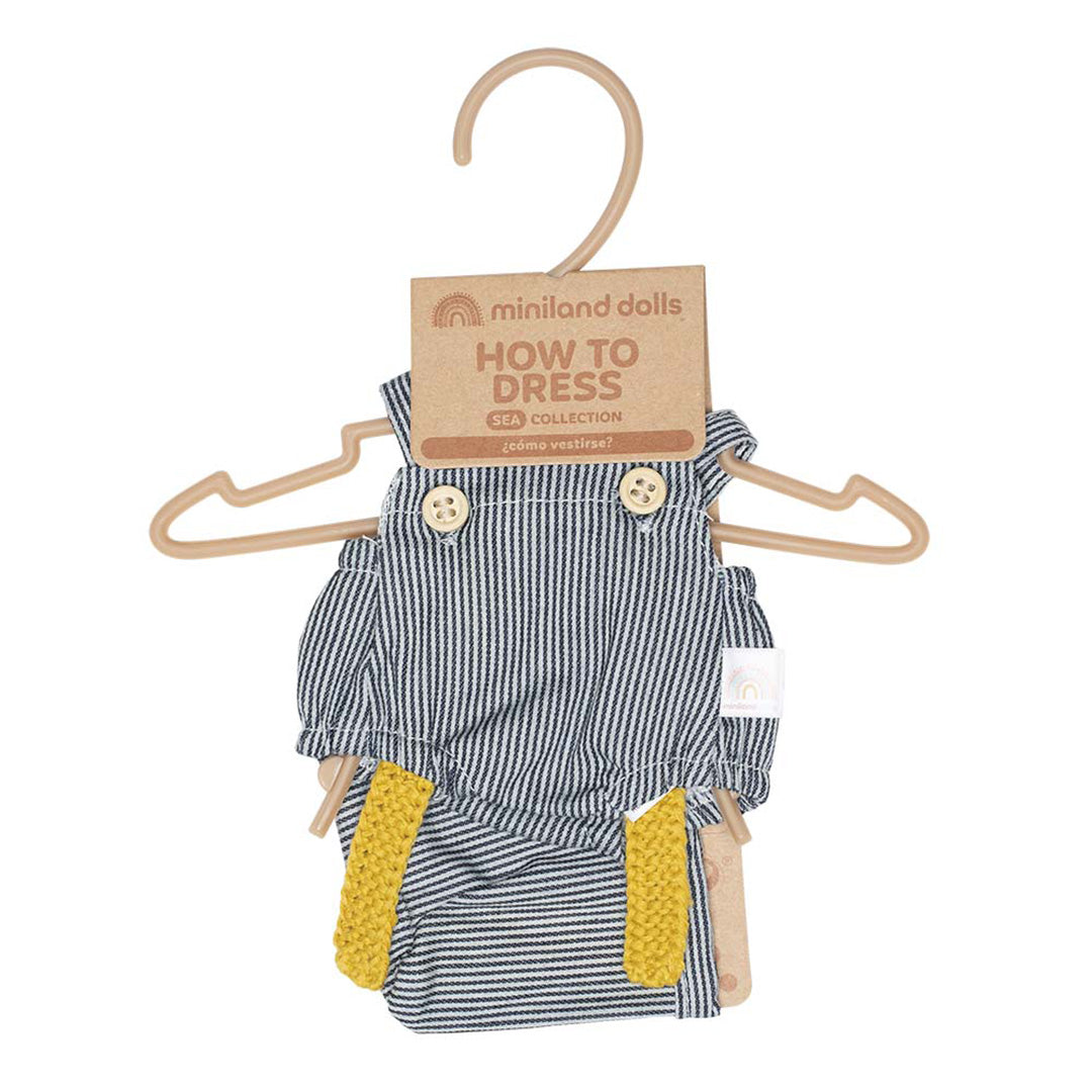 Doll Clothing: Sea Boy Striped Set 8 1/4"