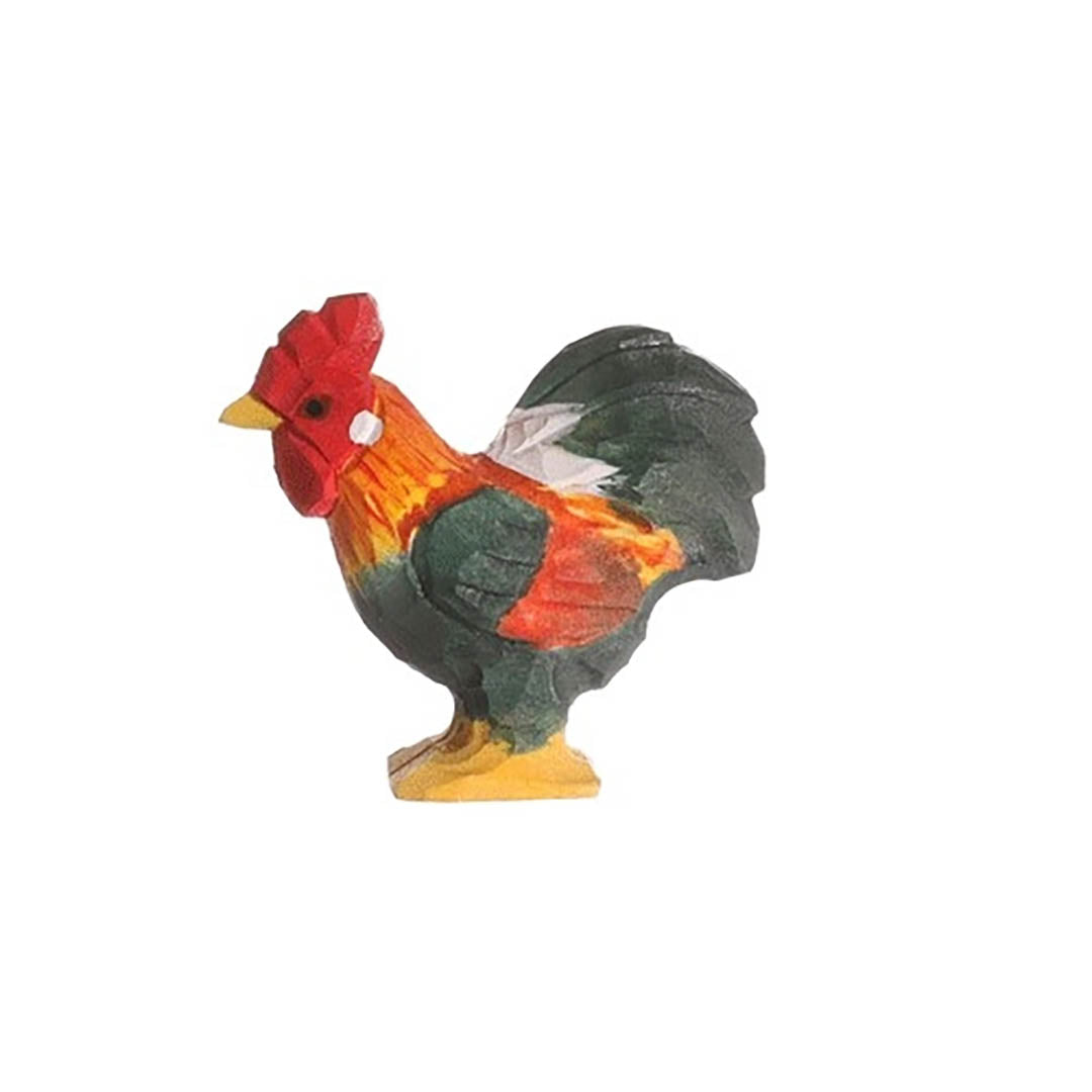 NEW Wooden Rooster Animal Toy