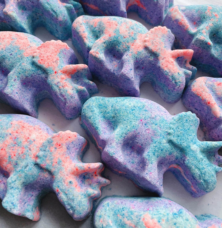 NEW Triceratops Dino Bath Bomb (With Toy!)
