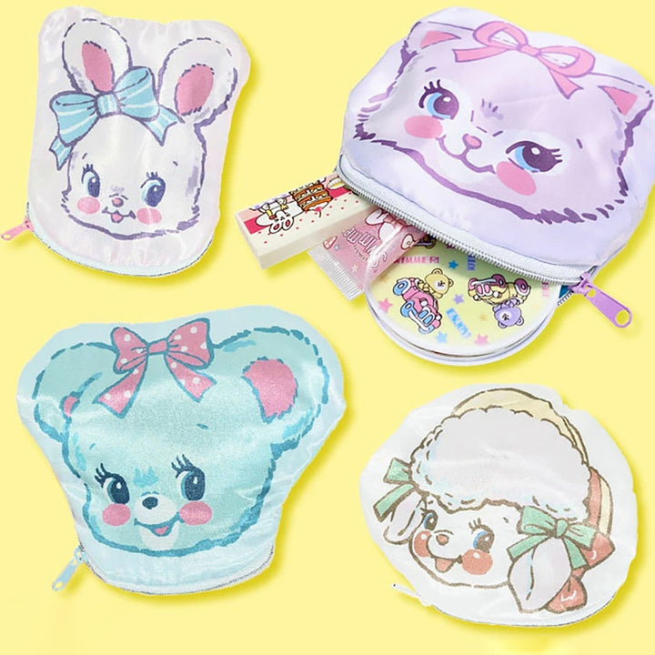 NEW Swimmer Kawaii Satin Pouch - Lamb