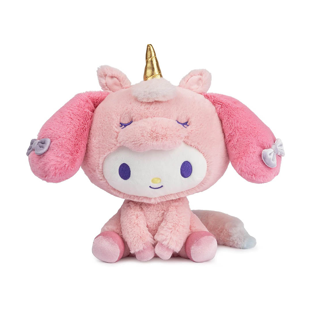 Unicorn My Melody Plush Doll, 9.5 in