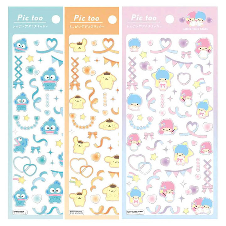 Official Sanrio Sticker Sheet - Available in 5 Character Styles!