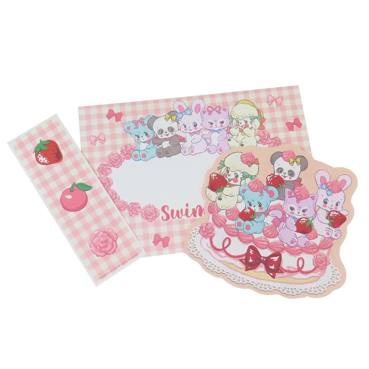NEW Swimmer Kawaii Letter Set - Cake
