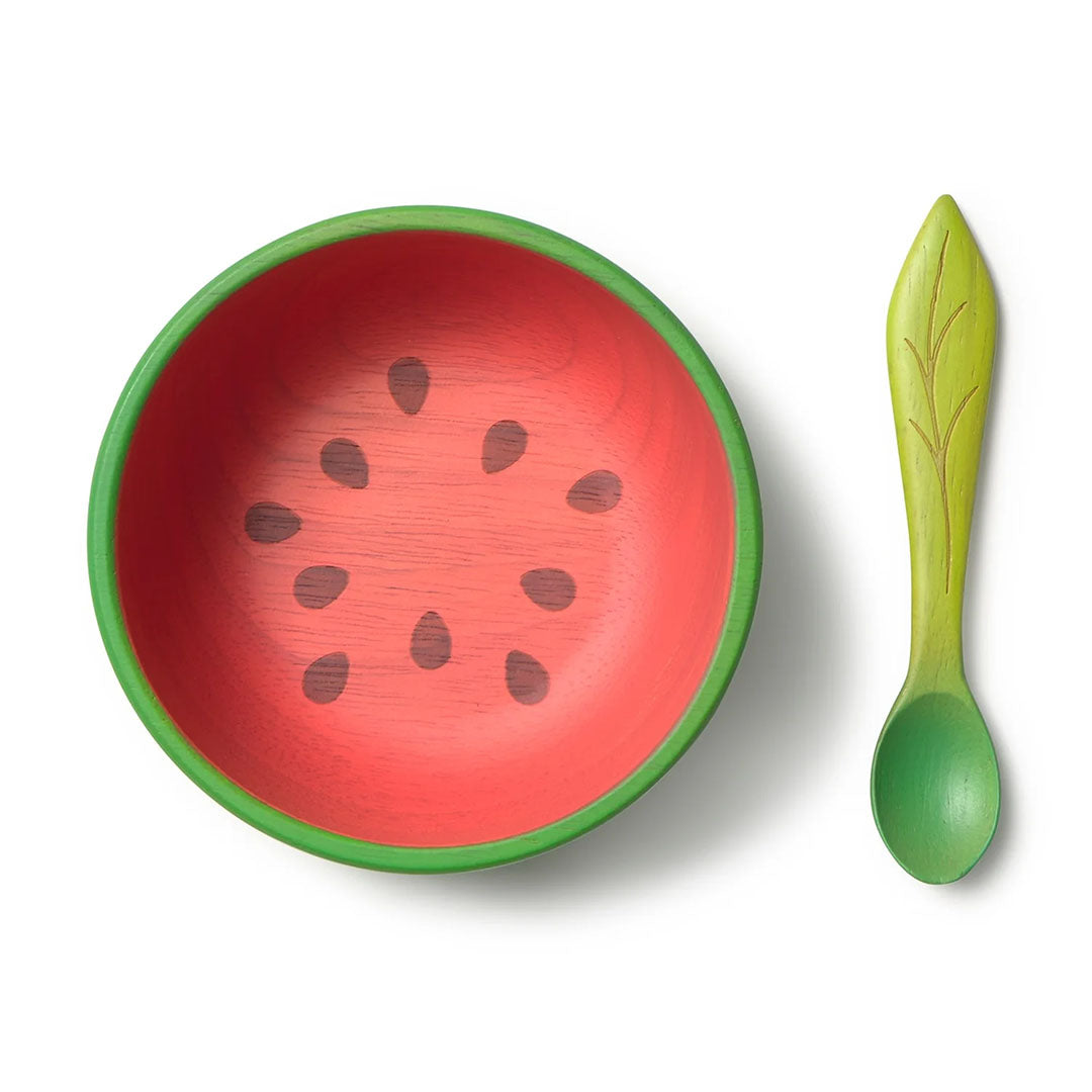 Wally The Watermelon Plate & Spoon Dining Set