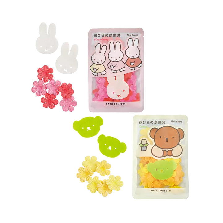 Japanese Miffy Bubble Bath Confetti Petals - Two Types Available!
