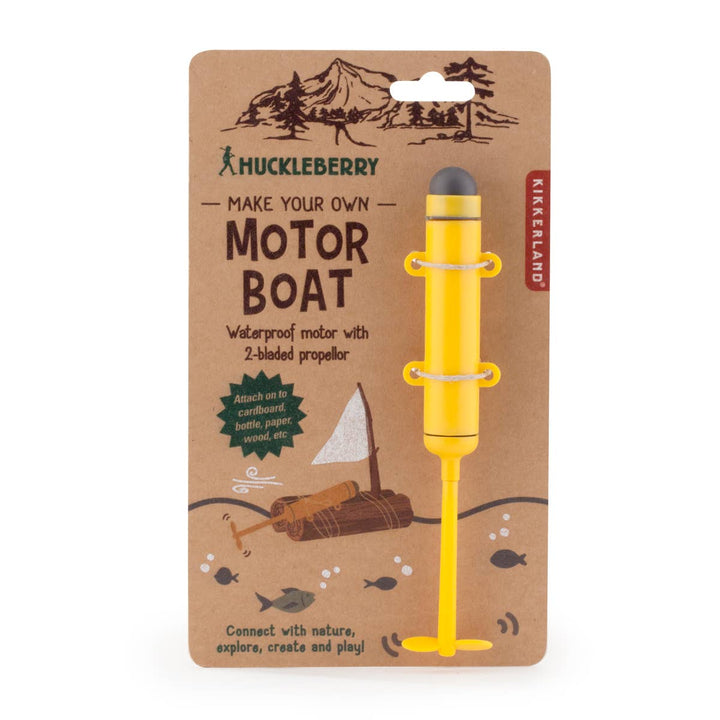 NEW Huckleberry Make Your Own Motor Boat