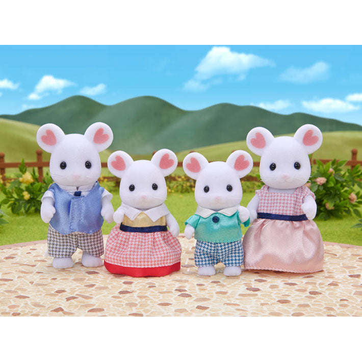 NEW Marshmallow Mouse Family