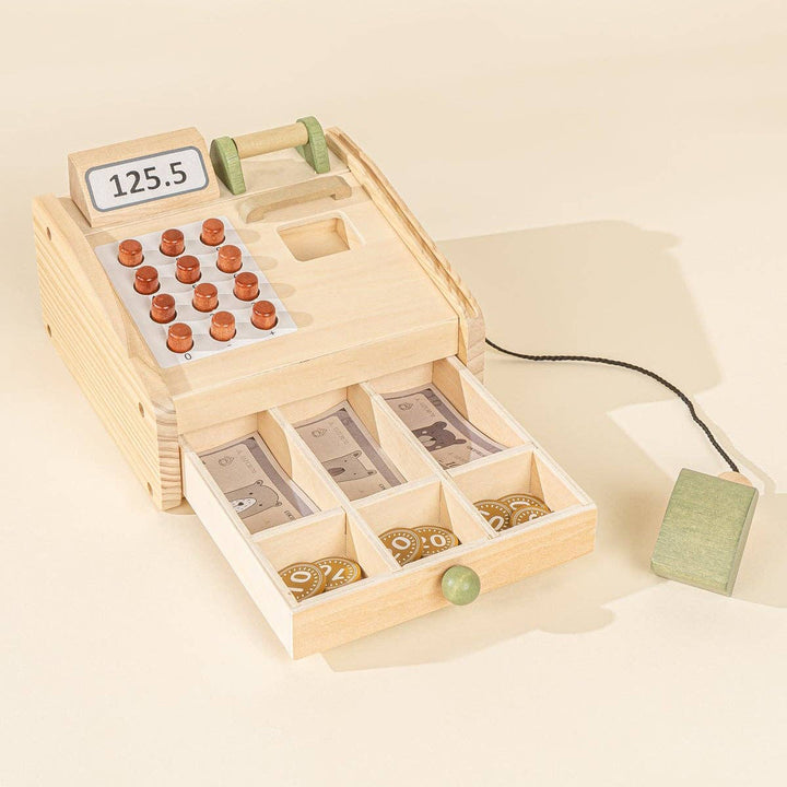NEW Wooden Pastel Cash Register