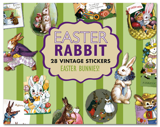 Easter Rabbit Sticker Box
