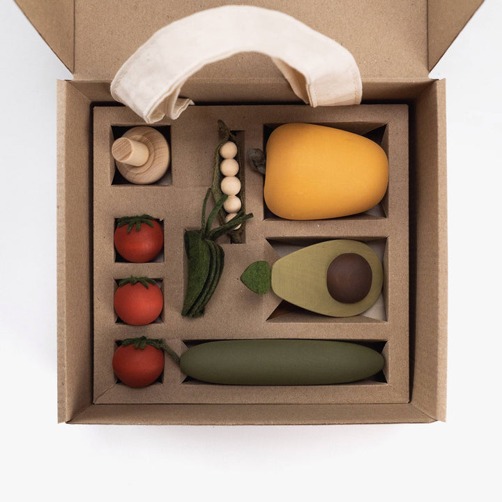 NEW Wooden Vegetables Set - Salad