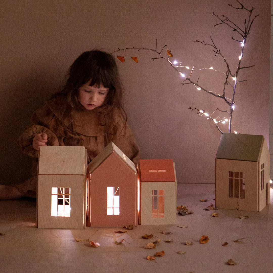 Magnetic Dollhouse- Olive