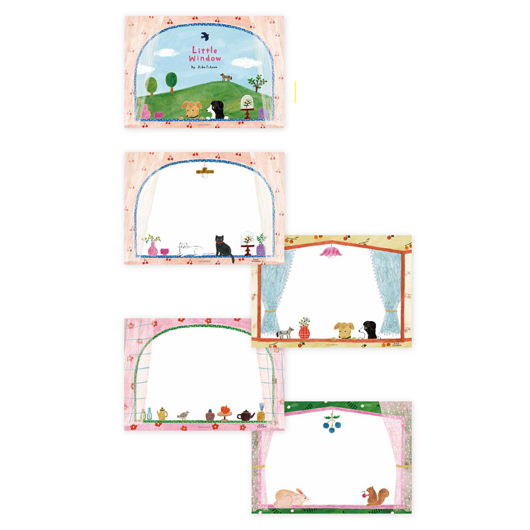 NEW Aiko Fukawa Stationery: Letter Sheet Set Little Window