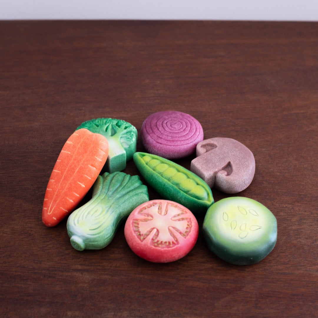 Sensory Stone Toy- Vegetable Set
