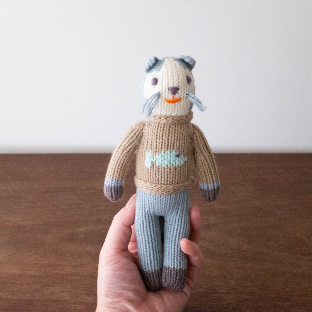 Sardine the Cat Rattle Doll